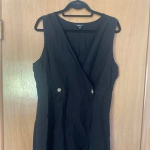 Reitmans black wrap dress